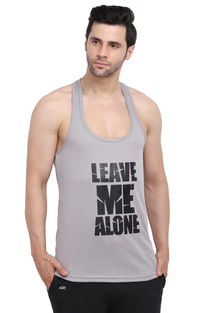 Image of MASCARI Men's Regular Sleeveless Polyester Vest | Anti-Microbial | Anti Odor, Breath tech Super Soft & Comfort Fit Gym Vest for Workout MASCARI P