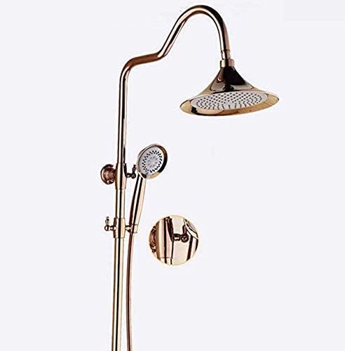 Shower Set Square Shower Head Thermostatic Shower Mixer Mixer Shower Sink Vessel Faucet Basin Mixer Tap The Brass Valve Body Bathroom Faucet Gold Shower Head Spray Head Bathroom