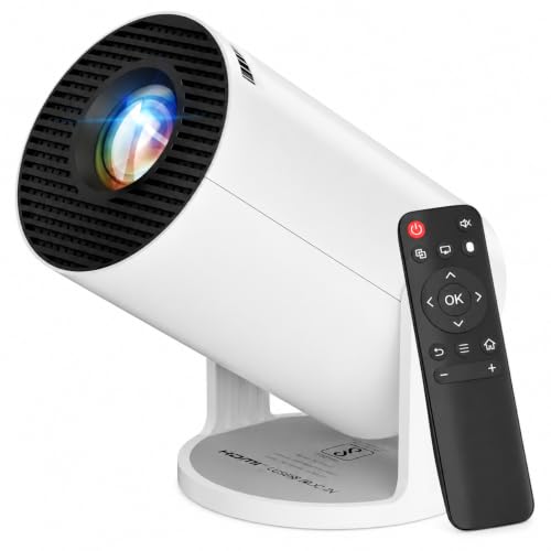 Image of Electronics Lightbeam Android Smart LED Projector 4K UHD & 1080p Support, Built-in Streaming Apps (Netflix, Prime, Hotstar, etc), Auto Keystone, 4000 Lumens, 150 inch Screen, Miracast, HDMI, USB