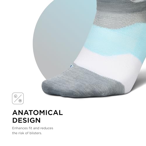 Image of Feetures Elite Light Cushion Mini Crew Sock - Sport Sock with Targeted Compression