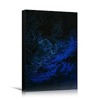 Canvas Wall Art Liquid Abstract Abstract Colorful Decorative Elements Mixed Media Multicolor Swirly - 12x18 inches