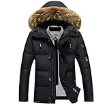 Esta chaqueta de invierno está hecha de tela impermeable de alta calidad, que puede proteger eficazmente contra la lluvia, el agua y la suciedad, siempre mantenga su cuerpo seco y limpio.