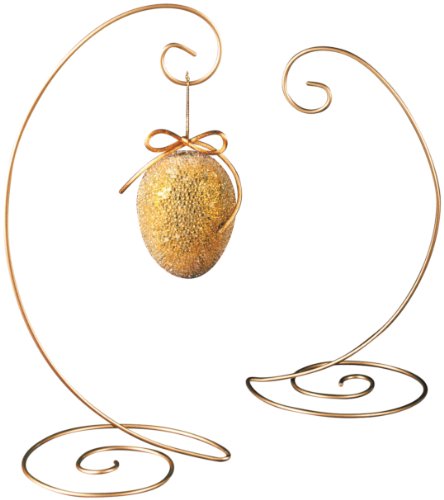 TRIPAR Large Durable Gold Spiral Ornament Display Stand for Home, Wedding Decoration, Christmas, & Holidays