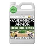 Garden Box Sealer | FDA Food Contact Safe Plant-Based Wood Sealant for Raised Bed, Planter & Pet House. Protects All Wood Types from Water & Weather Damage |