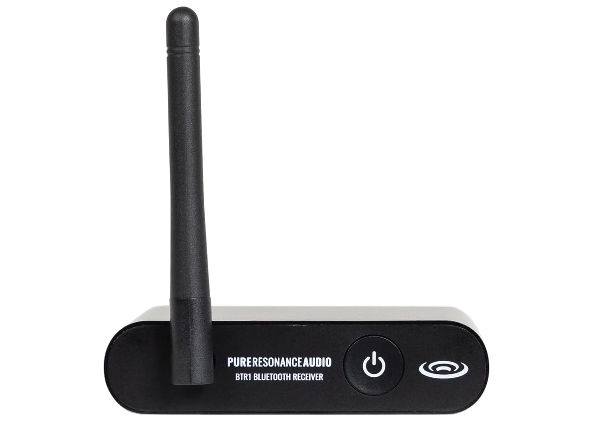 Pure Resonance Audio Récepteur audio sans fil Bluetooth BTR1 avec portée de 30,5 m