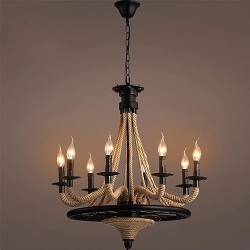 Lampe à suspension en forme de bougie pour illuminer les grands séjours