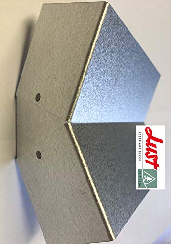 Lust Ideen aus Blech Seit 1920 Alu Zink Eckverbindung 135° zur Gestaltung eines Beetes in Rauten Form Cover