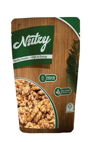 Image of Nutzy Dried Fruits Nuts And Seeds (California Walnuts Kernels /Akhrot Giri, 200g)