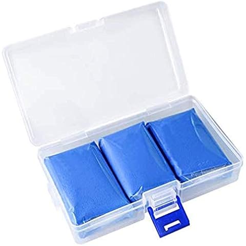 Fixget 3 PCS Car Clay Bar, 3 x 100g Blue Auto Detailing Magic Clay Bar Cleaner Perfect for Your Car Cleaning (3 Pcs) Cover
