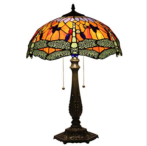 Lámpara De Mesa Estilo Tiffany 16 '' Contador De Luz Manual De...