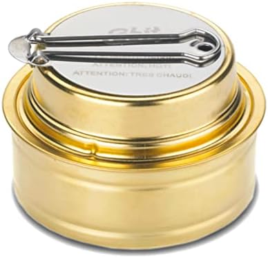 Esbit Brass Alcohol Burner Camping Stove with Variable Temperature Control