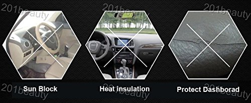 Kaitian 1Pcs Non-Slip Dash Cover Dashboard Cover Sun Visor Cover Dash Mat Dash Carpet For Honda Hr-V Hrv 2015 2016 2017 2018 2019 2020 2021 2022 2023 #TOP6