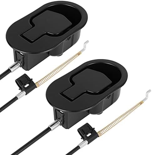 Nonley 2 Pack Metal Recliner Handle Replacement Parts with Cable,Universal Recliner Sofa Chair Couch Pull Handle, Fits Most Major Recliner Chair Furniture, Exposed Cable Length 4.9inch