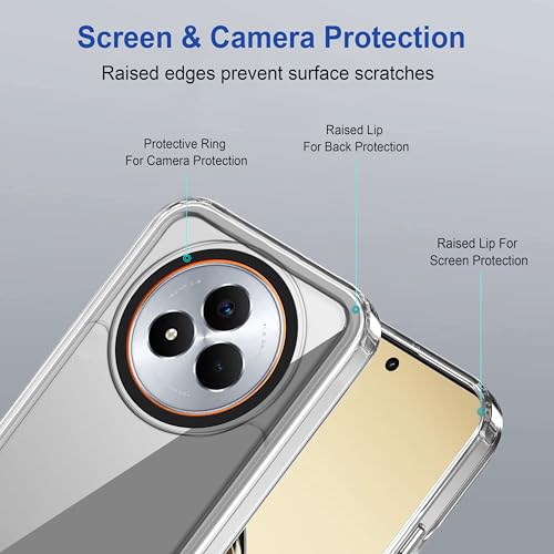 Image of Zapcase Back Case Cover for Realme Narzo 80 Pro 5G | Compatible for Realme Narzo 80 Pro 5G Back Cover | Case Cover with Camera Protection | (TPU + PC | Transparent)