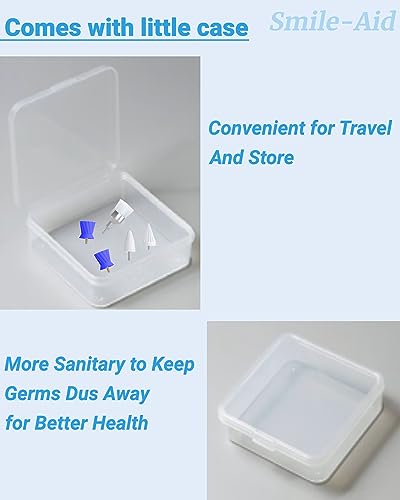 Tooth Polisher Replaceable Heads, 5 Original Replacement Heads for Smile-Aid Tooth Polisher, Compatible Many Models Tooth Polisher