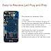 Perzework Rear Back Glass Replacement for iPhone 16 6.1-inches with Reparing Tool Kit and All Necessary Parts (Black)