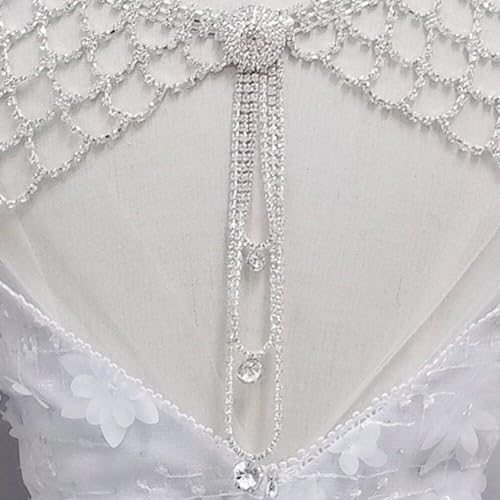 Collier châle d'épaule pour masquer la peau nue et sublimer une robe simple - 3