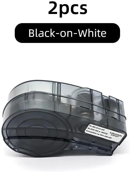 M21-250-595 ラベルテープ チップなし BMP21-PLUS BMP21-LAB ラベリングマシン対応 印刷テープ 1/2