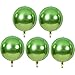 Produktbild 22 Zoll 4D Grün Folienballons Große 4D Luftballons Folienballons 4D Runde Luftballons für Geburtstag Hochzeit Baby Dusche Abschluss Party Dekore