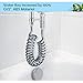 Bidet Spring Hose Flexible Shower Tube Anti-twist & Stretchable Up to 2 Meters for Water Plumbing Toilet Bidet Sprayer (G1/2”) HG498