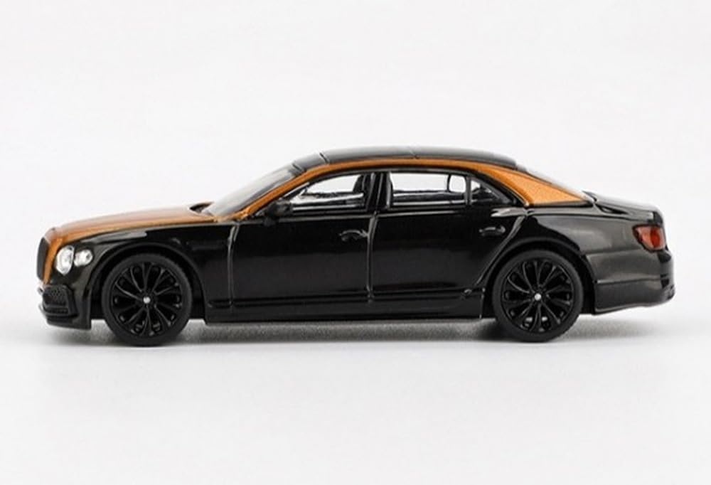 Sunrich MINI GT 1/64 Bentley Flying Spar Neptune Orange Flame/Onyx