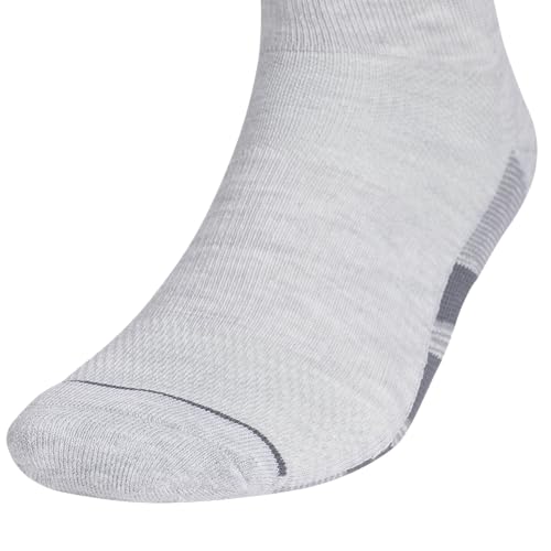 Image of adidas Men's All Day Training Quarter Socks sports performance above the ankle height with cushioning for running (3-Pair)