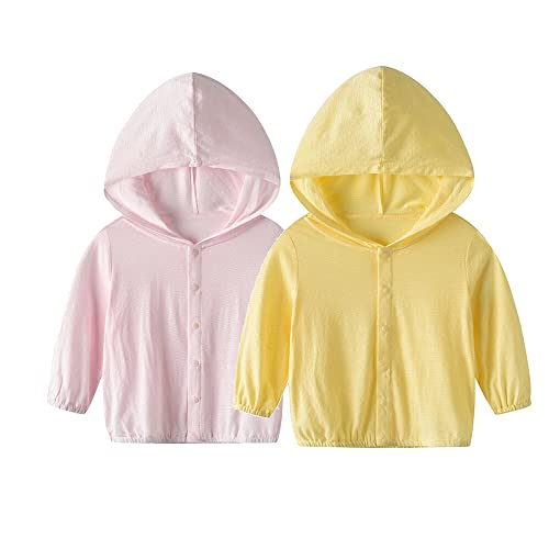 Vivobiniya Baby Lightweight Sunscreen Hoodie Toddler Summer Sun Protection Outwear Breathable Coat Jacket 3m-5Y