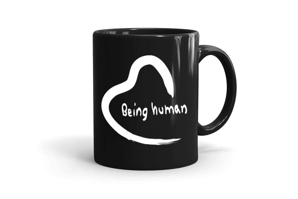 Being Human Theme Printed Ceramic Coffee Mug(325 ml)-Birthday Gift,Anniversery Gift,Gift for Family,Friends(Mug-051-BK)-image-33
