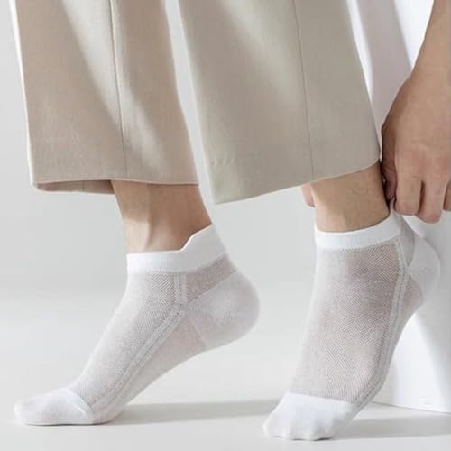 Image of VAIDUE Pack of 6 Ankle Length Socks for Men & Women | Multicolor Soft Cotton Casual Wear Socks | Breathable, Sweat-Absorbent & Stretchable | Stylish & Comfortable