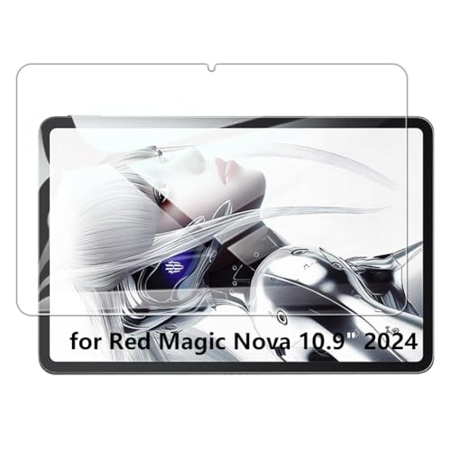 Kepuch 2 Paquetes Vidrio Templado Protector de Pantalla para ZTE Nubia Red Magic Nova 10.9'
