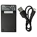 vhbw USB Ladegerät kompatibel mit Sony Cybershot DSC-T30, DSC-T33, DSC-T50, DSC-L1 Kamera Camcorder/Akku - Ladeschale, Ladeanzeige, 4,2 V