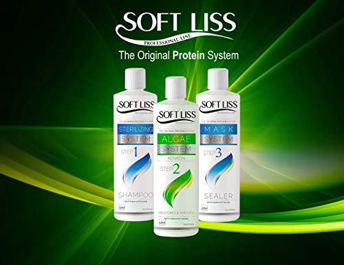 Keratin Brazilian Treatment kit 8oz (236ml) Soft Liss Algae System (Algas Marinas)