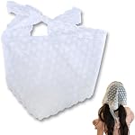 Yaozeio Lace Head Scarf for Women - Boho Flower Headband - White Triangle Hair Scarf - Vintage Knit - Head Wrap - 100% Cotton - Floral Pattern