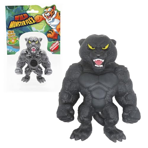 Bizak Monsterflex Classic Animales - Wild Monster Panther, Muñeco Súper Extensible y Elástico, 25 cm, 14 para Coleccionar, para Fans Coleccionistas y Niños Desde 4 Años (64390011-1)