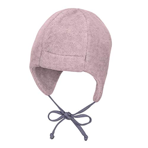 Preisvergleich Produktbild Sterntaler - Baby Mädchen Mütze Wintermütze Erstlingsmütze zum binden Fleecemütze, rosa Melange - 4501410-rosa - Größe 35