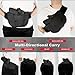 Belly Band Holster for Concealed Carry - Gun Holster for Men & Women, Ambidextrous Design, Double Mag Pouch for Most Pistols and Revolvers