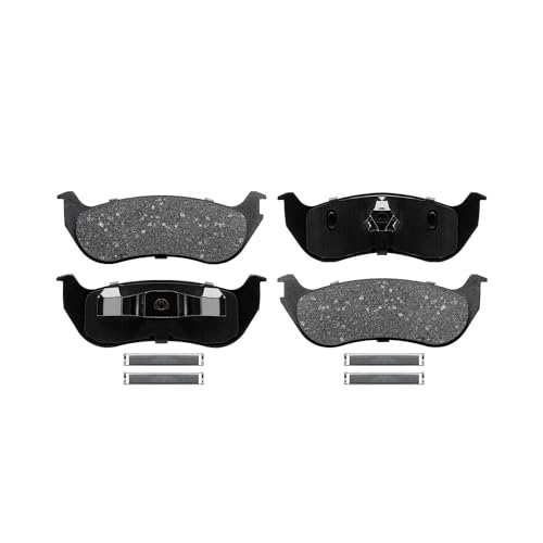Image of Detroit Axle - Brake Pads for 2002-2005 Ford Explorer Mercury Mountaineer 2003 2004 Ceramic Brakes Pads w /Hardware Front and Rear Replacement