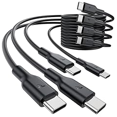 Cavo USB C USB C [4 Pack 2M], RAMPOW Cavo USB Type-C, Cavo USB C Ricarica Rapida 60W, Cavo iPhone 16, Cavo USB C per iPhone 15/15 Pro/16/16 Pro, Samsung S23/S22/S21/S20, iPad Pro/Air/Mini