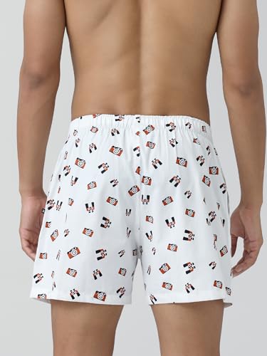 Image of XYXX Men's Remix Regular Fit Cotton Printed Boxer with Dual Pocket & No Marks Waistband (Pack of 2)