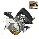 Tekware Masonry Saw with Dust Extraction, 110V 5 in Circular Saw, Light Weight Circular Saw for Wood