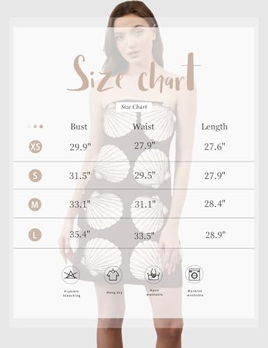 Image of TERIVEEK Women Strapless Linen Tube Mini Dress Summer Boho Beach Sundress