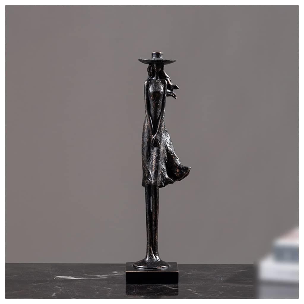 FLYIODFCXV desk ornaments, Resin Man and Woman Collectible Figurines Home Decorations for Living Room Accents Table Bedroom Office