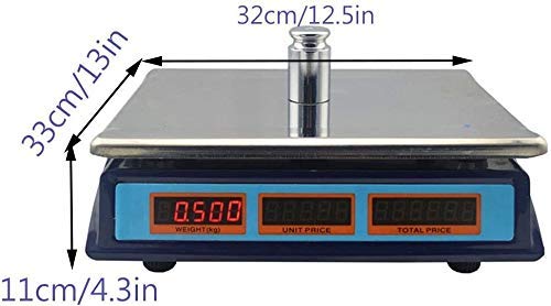 Báscula Electrónica Portátil 40kg x 10g Acero Inoxidable miniatura 3