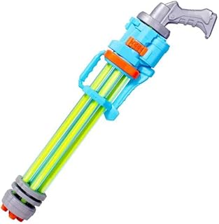 Next Store Big Size Summer Water Gun Toy for Kids – Unique 5-Hole Multi-Hole Pull Water Toy for Beach and Family Fun Water Spray (Milky)
