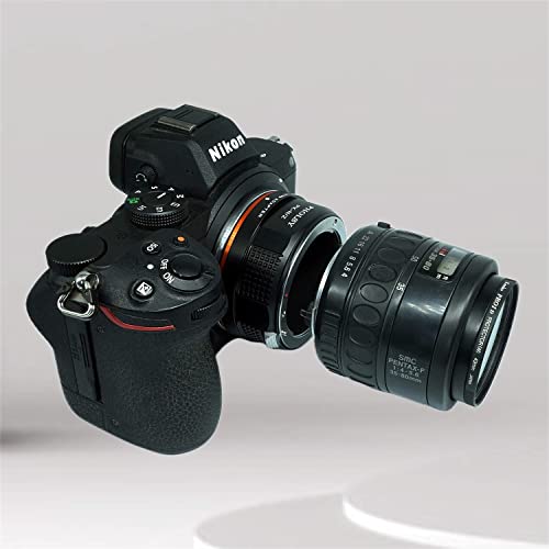 Image of PHOLSY Lens Mount Adapter Compatible with Pentax K PK Lens to Nikon Z Mount Camera Body Compatible with Nikon Z fc, Z30, Z9, Z8, Z6 II, Z7 II, Z6, Z7, Z5, Z50