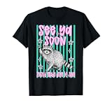Last Day of School See Ya Soon Raccoon Second Grade T-Shirt