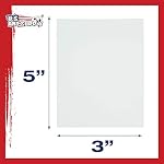 3 en x 5 in. Conseil de panneau en toile de coton d'artiste professionnel (12 Boîte)