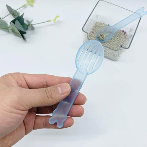 Image of 10pcs Hamster Scooter Plastic Garbage Shovel Sieve Hamster Sand Shovel pet Cleaning Tool Small pet Urine Sand Shovel Cleaning Shovel Supplies pet Bath Spoon(mixcolor)