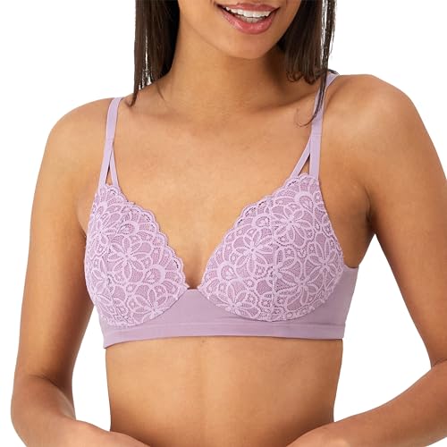 Image of Maidenform Women's M Soft Support Wireless Bralette, Soft Convertible Bra with Lace