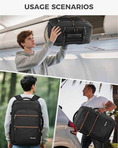 Vancropak Personal Item Travel Backpack